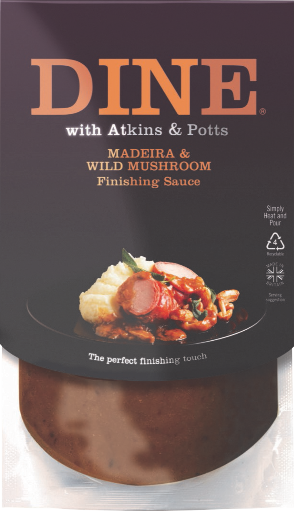 Atkins & Potts Madeira Mushroom Sauce 350g – Steak & Game