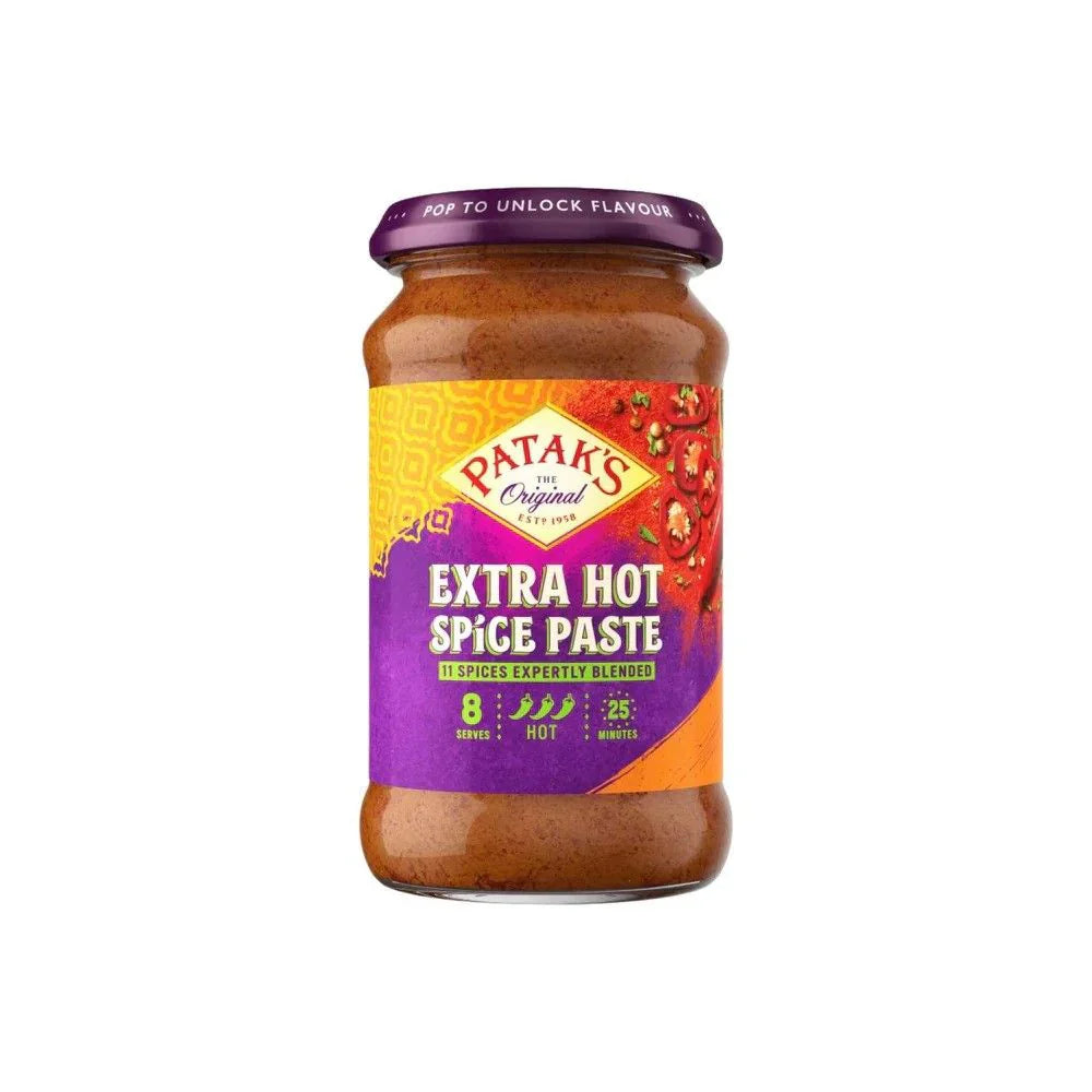 Patak’s Extra Hot Masala Spice Paste 283g Indian Curry Paste