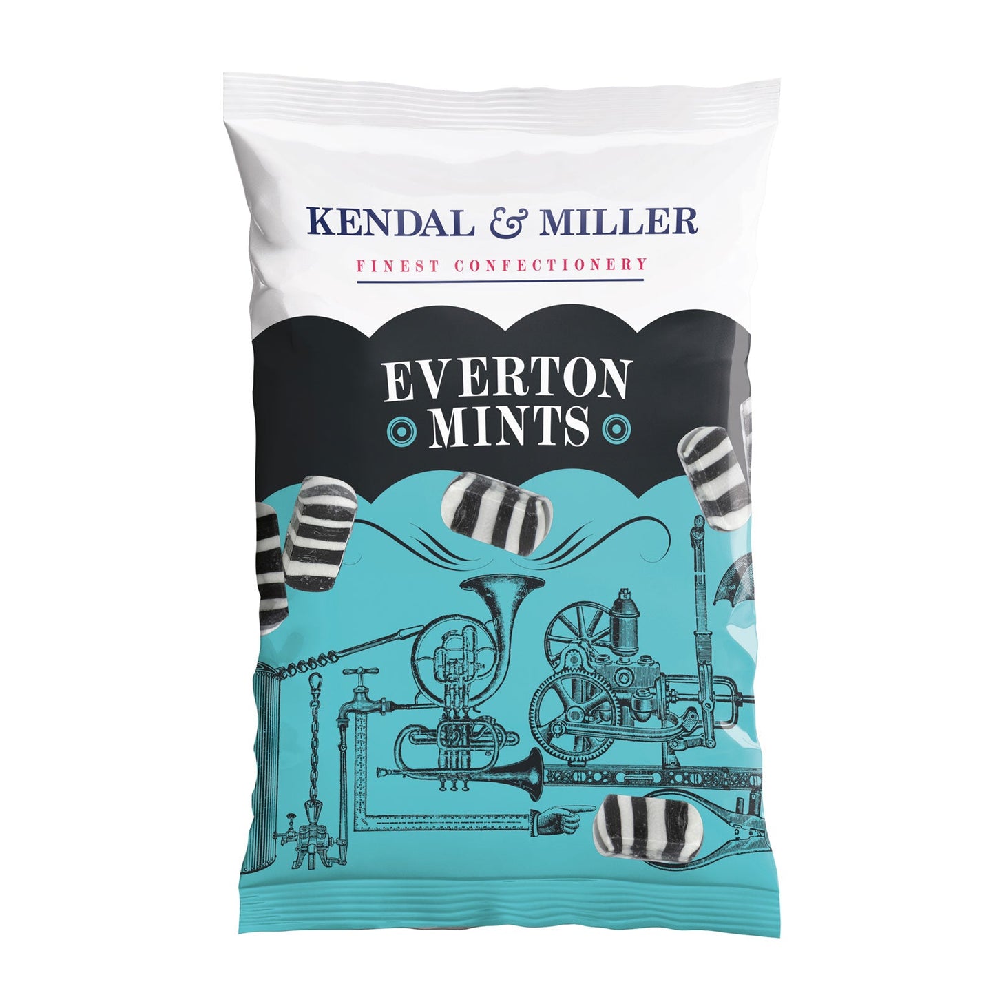 Kendal & Miller Everton Mints 170g Bags – Retro Mint Sweets