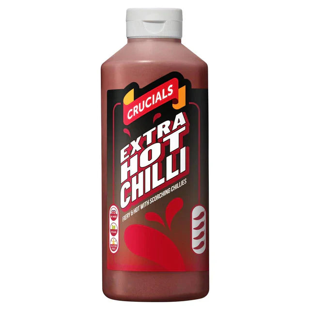 Crucials Extra Hot Chilli Sauce 1 Litre