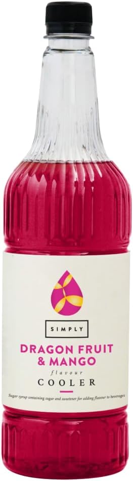 Simply Dragon Fruit & Mango Cooler Syrup 1L