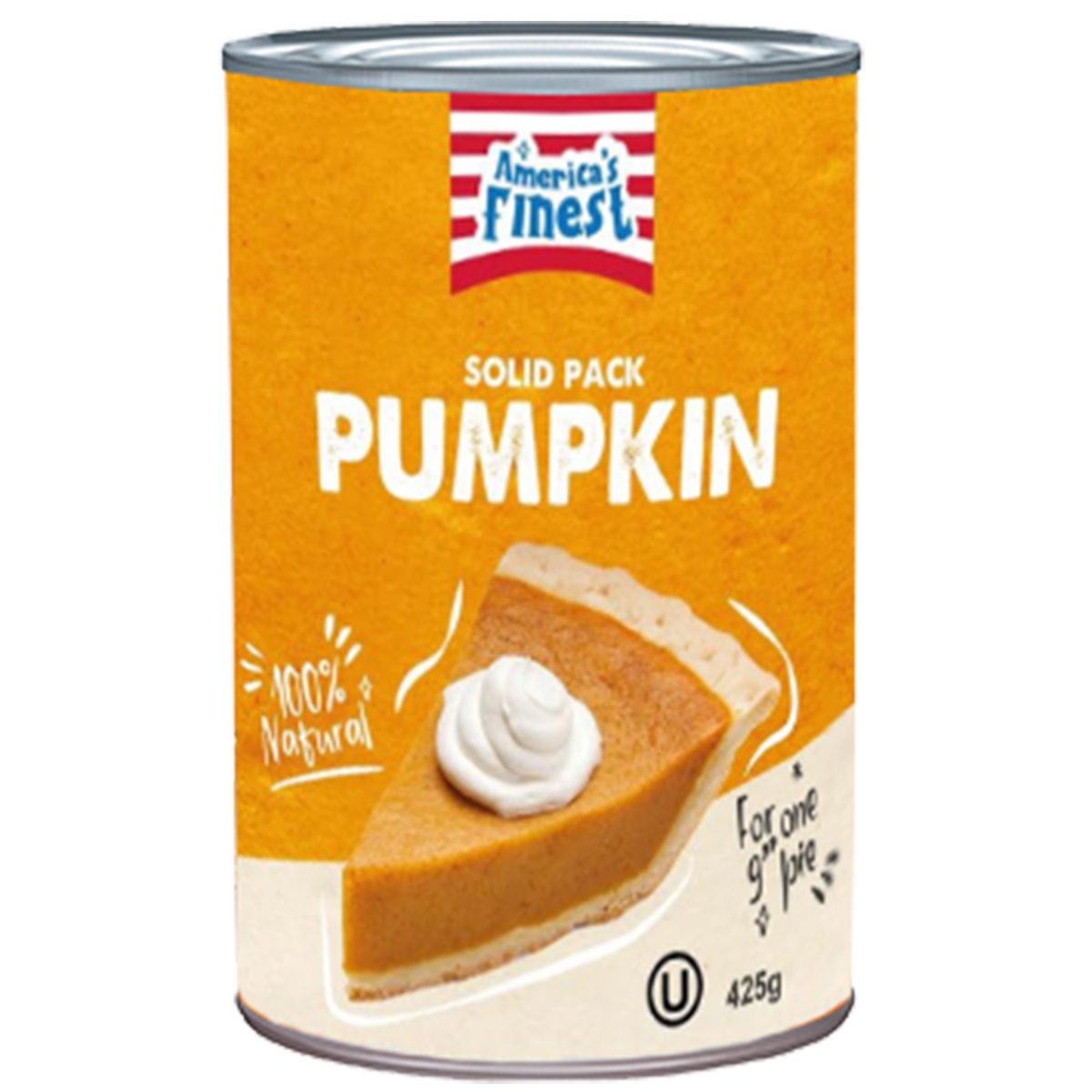 America's Finest Pumpkin Pie Filling Puree 425g