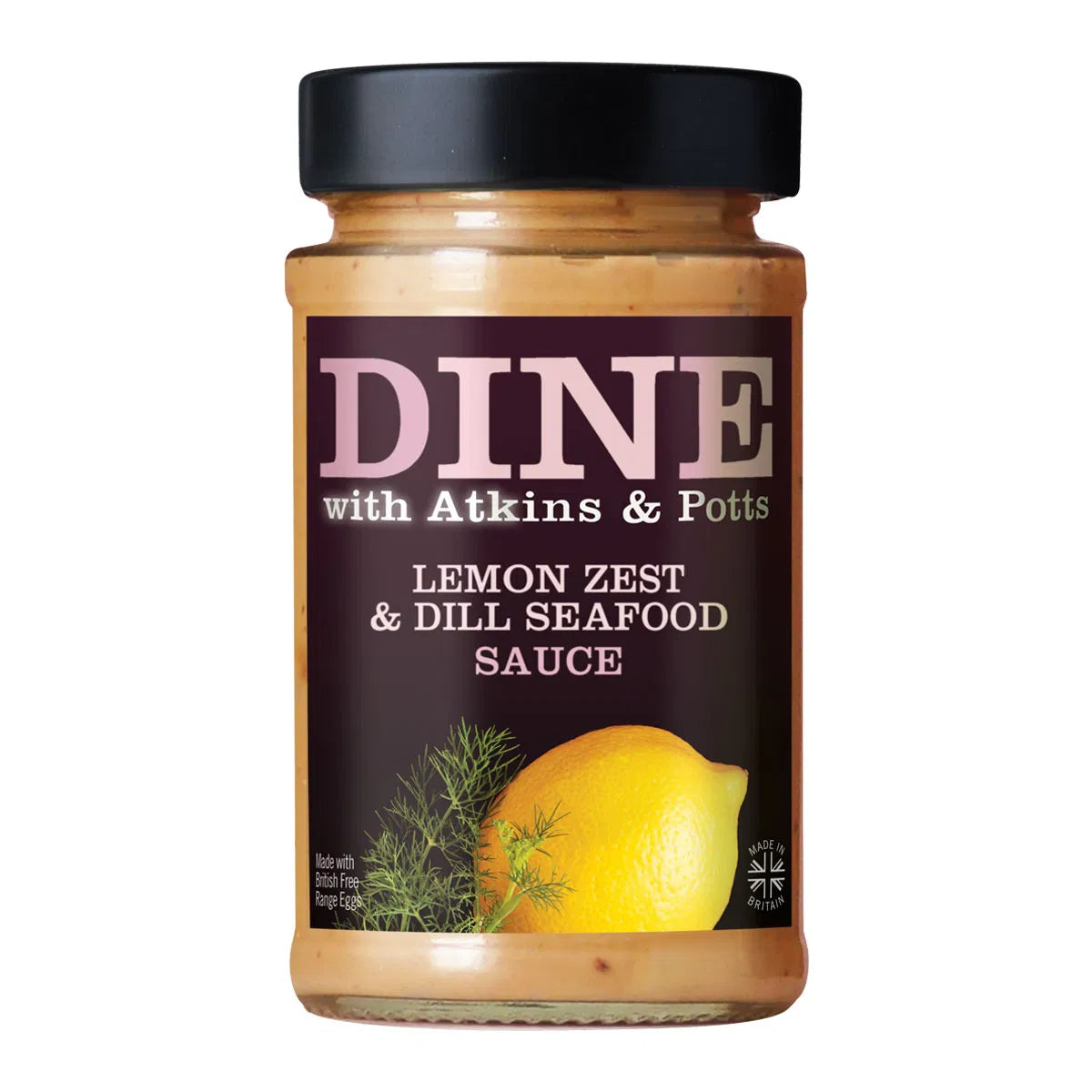 Atkins & Potts Lemon Zest & Dill Seafood Sauce 180g – Gluten Free