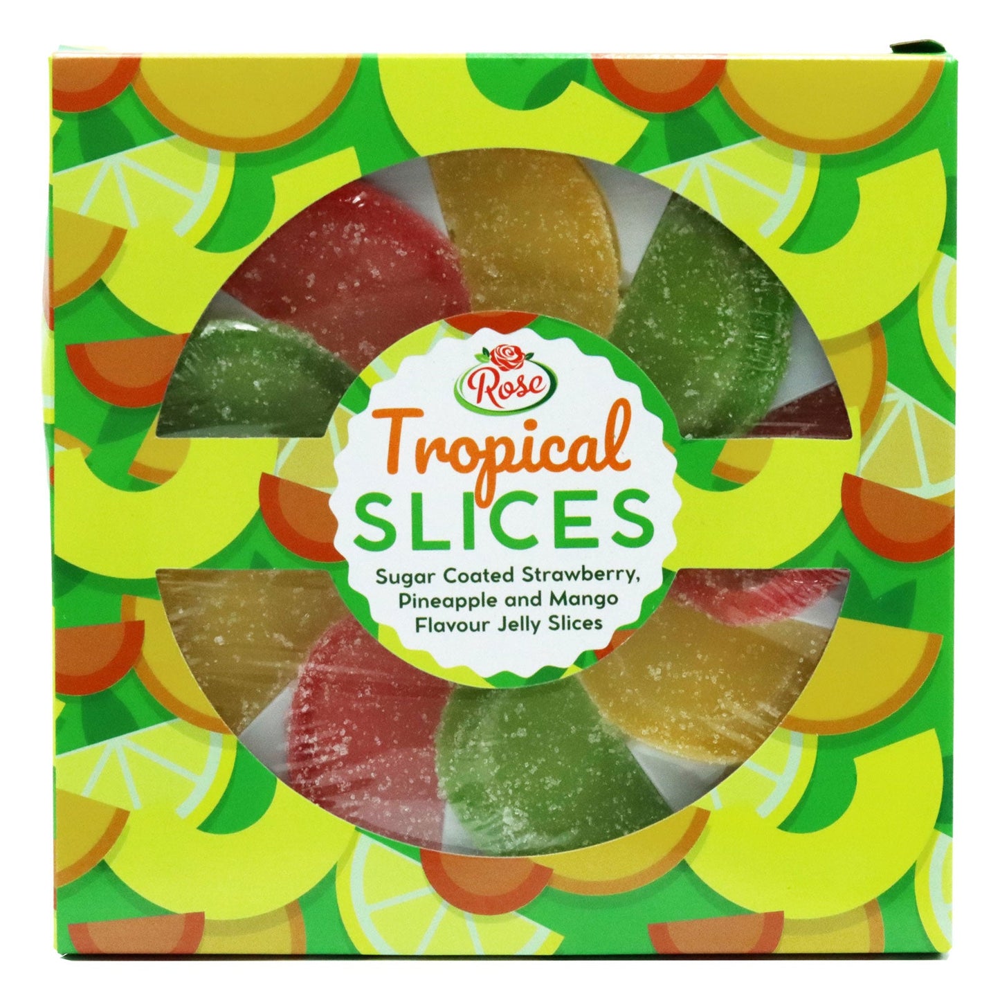 Rose Tropical Slices 90g Boxes – Sugar Coated Jelly Sweets