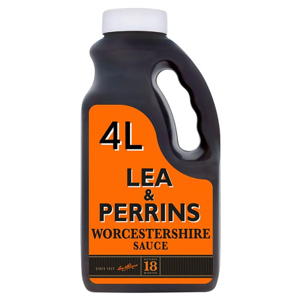Lea & Perrins Worcestershire Sauce 4L – Classic Original Recipe Catering Size