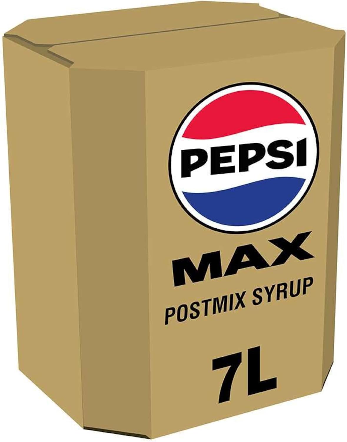 Pepsi Max Postmix Syrup Bag in Box 7L –Cocentrate Makes 42L