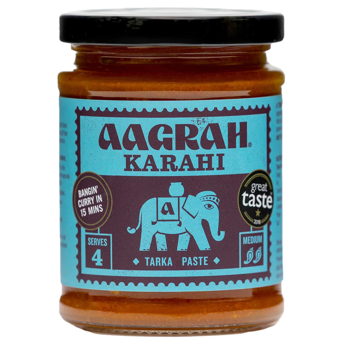 Aagrah Karahi Tarka Paste Punjabi Tomato Curry Base (270g)