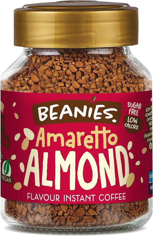 Beanies Amaretto Almond Flavoured Coffee 50g