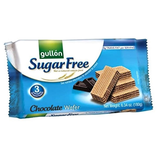 Gullon Sugar Free Chocolate Crème Filled Wafer 180g