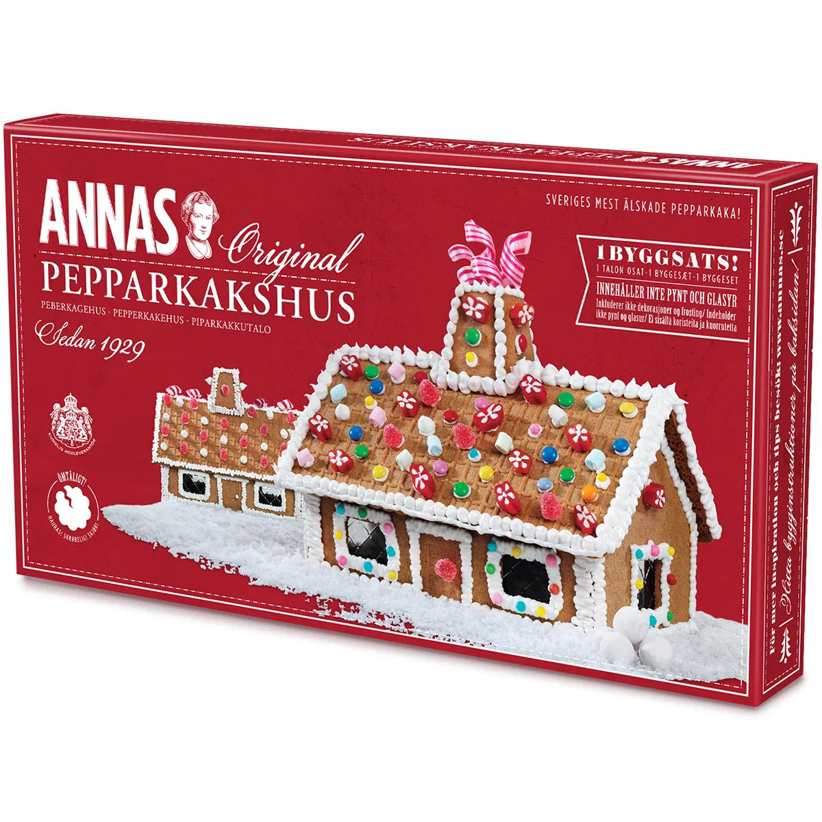 Anna’s Gingerbread House Kit 320g – Build Your Own (Decoration elements not included)
