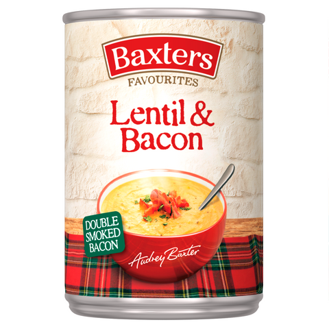 Lentil & Bacon Soup Baxters Favourites 400g