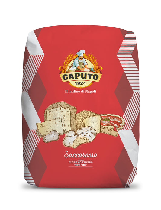 Caputo Saccorosso 'Red' - Soft Wheat Flour, Type 15kg