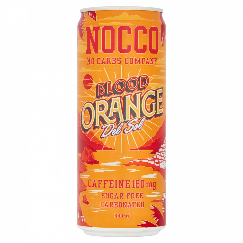 NOCCO Blood Orange Del Sol Energy Drink 330ml