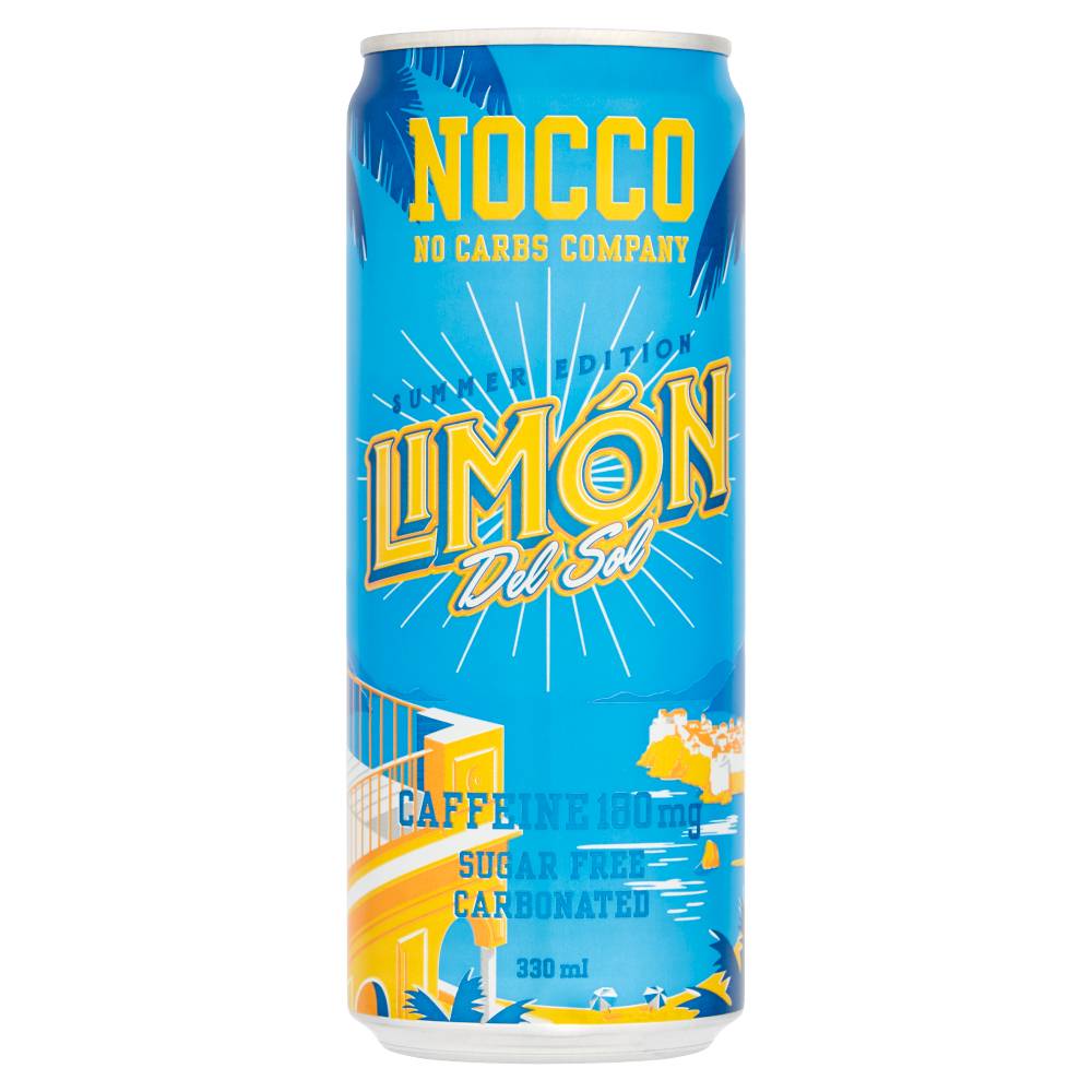 NOCCO Summer Edition Limon Del Sol Energy Drink 330ml