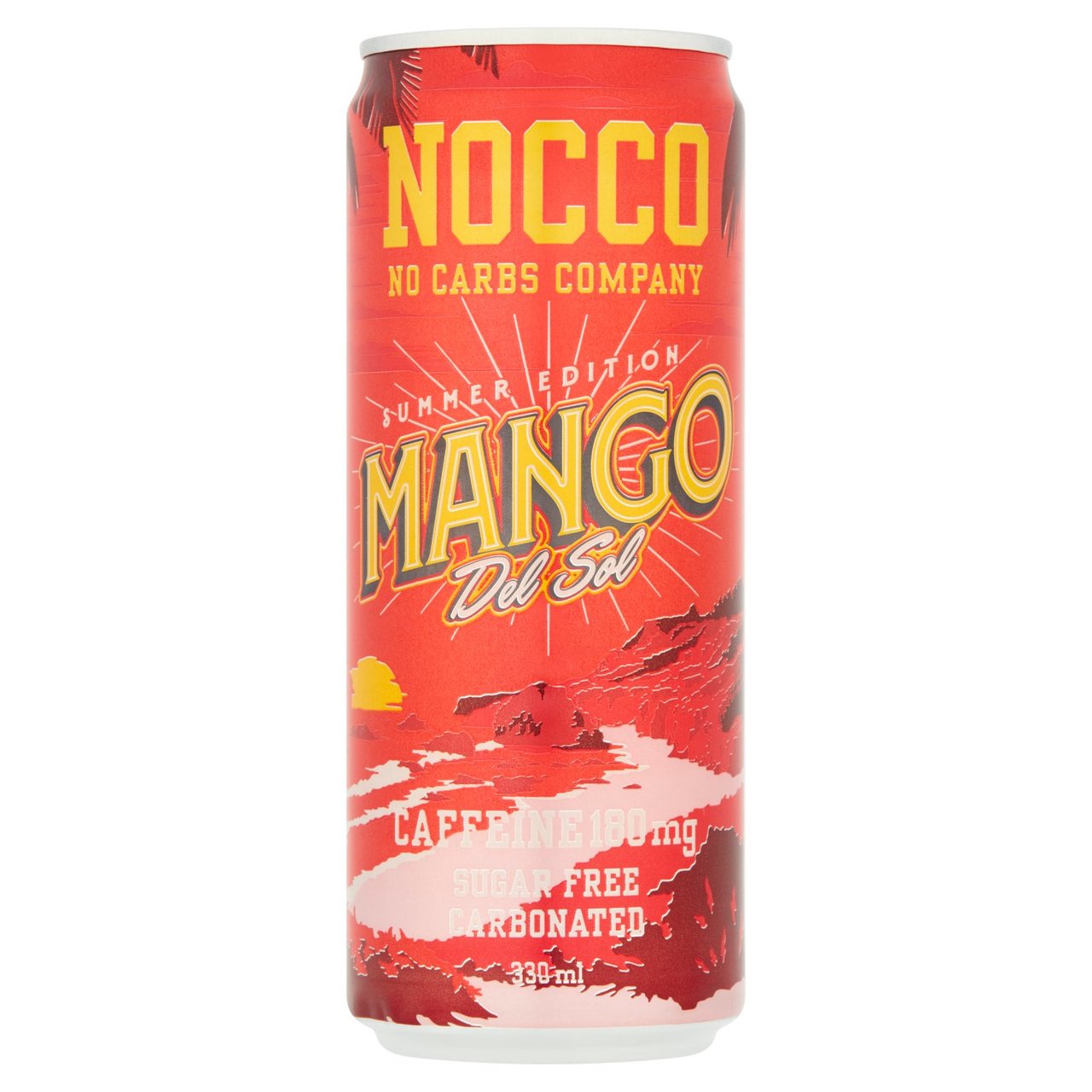 NOCCO Summer Edition Mango Del Sol Energy Drink 330ml