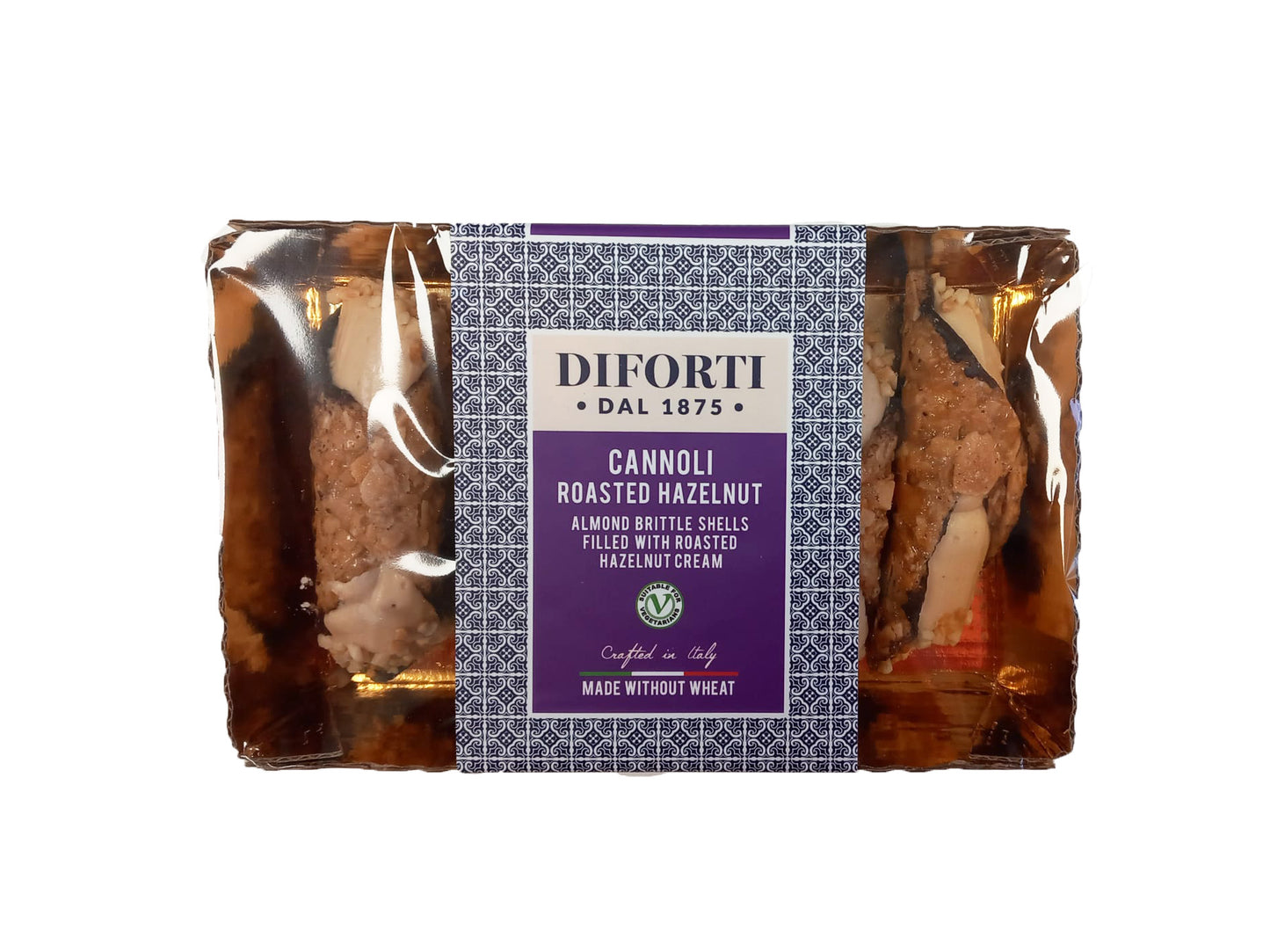 DIFORTI Gluten Free Cannoli Roasted Hazelnut 200g