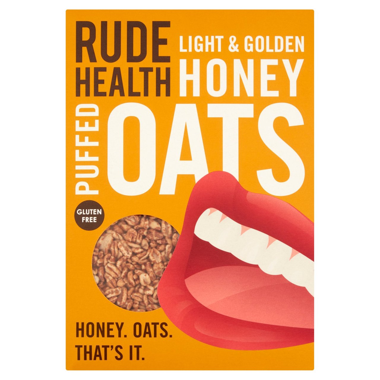 Rude Health Honey Puffed Oats 240g