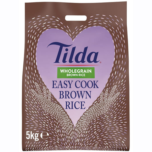Tilda Easy Cook Wholegrain Brown Rice 5kg