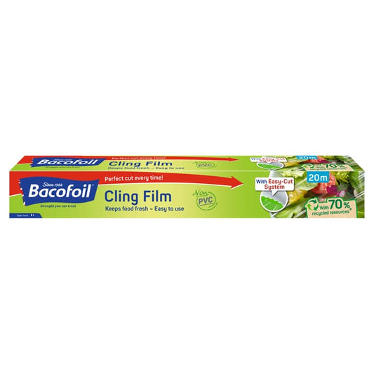 Bacofoil Cling Film with Easy-Cut System 32.5cm x 20m