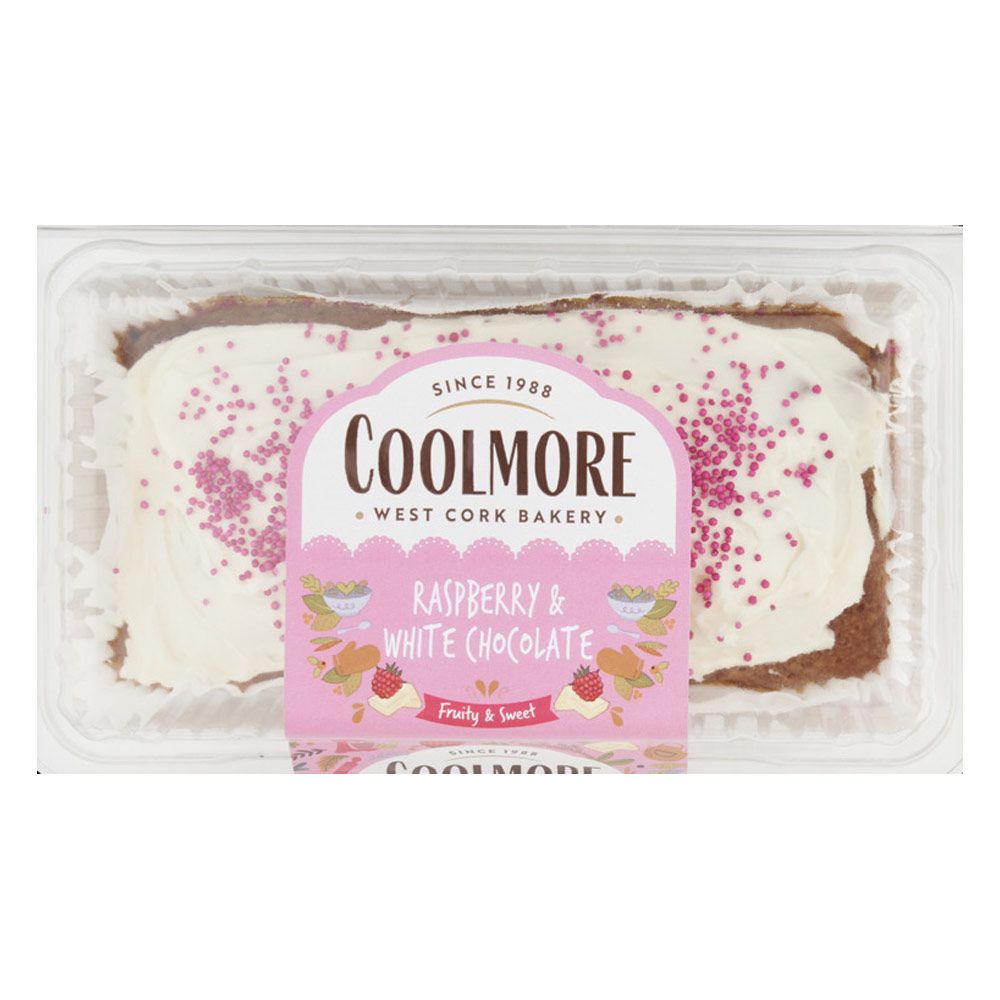 Coolmore Raspberry & White Chocolate Cake 380g