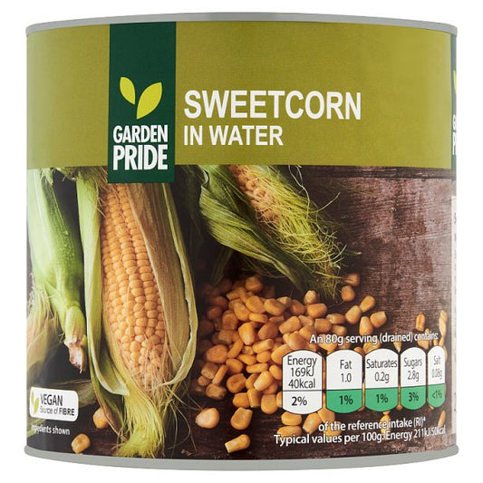 Garden Pride Sweetcorn in Water 2.1kg