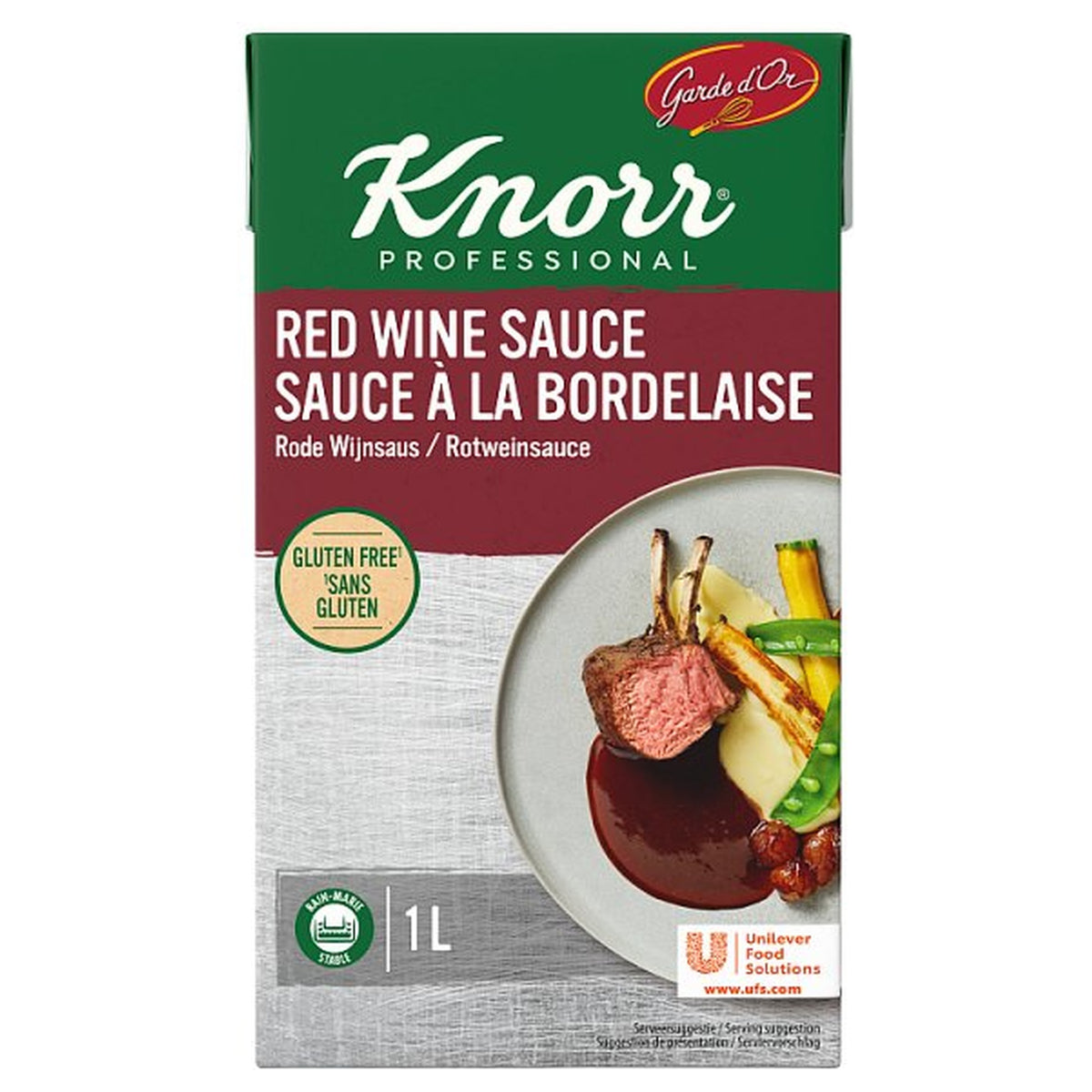 Knorr Professional Garde D'Or Red Wine Sauce 1 Litre
