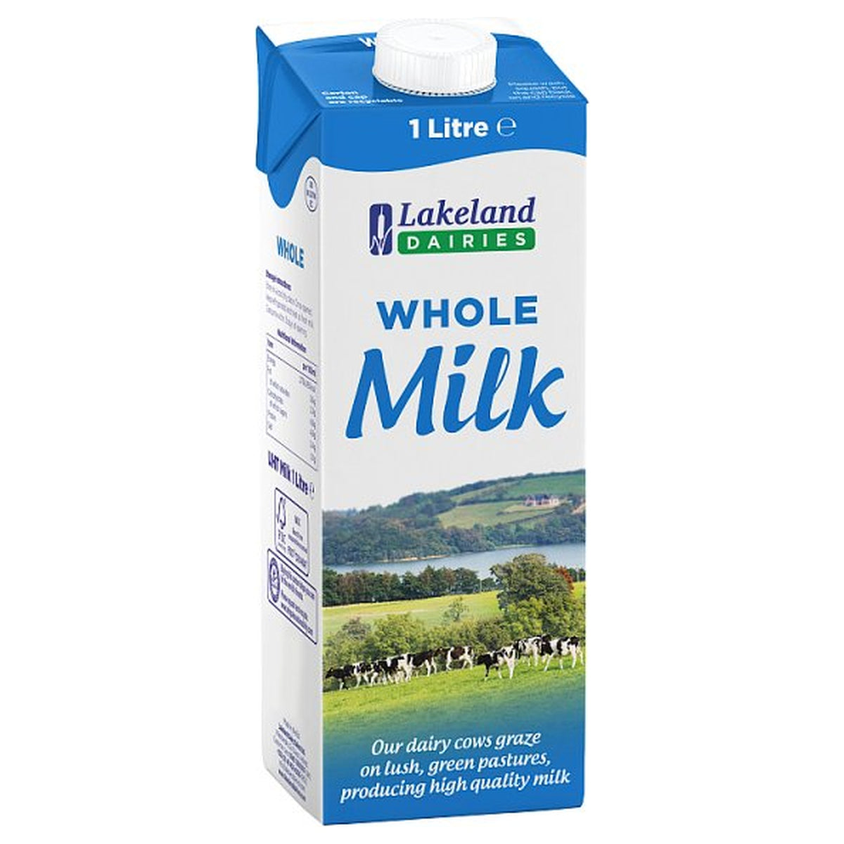 Lakeland Dairies Whole Milk 1 Litre