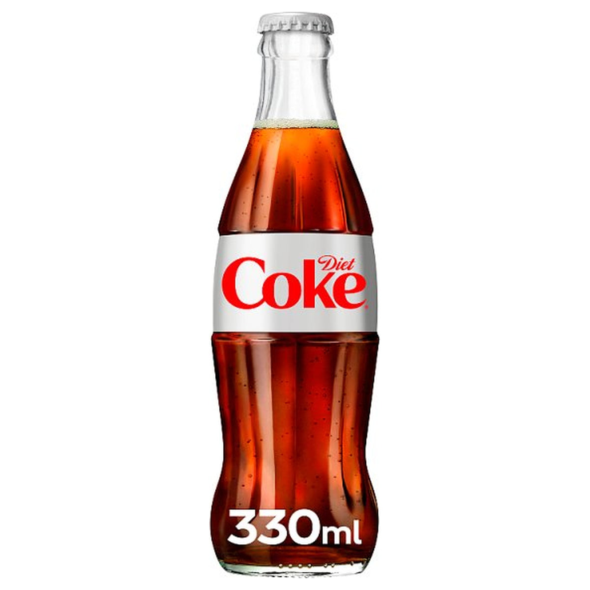 Diet Coke Cola 330ml Glass Bottle