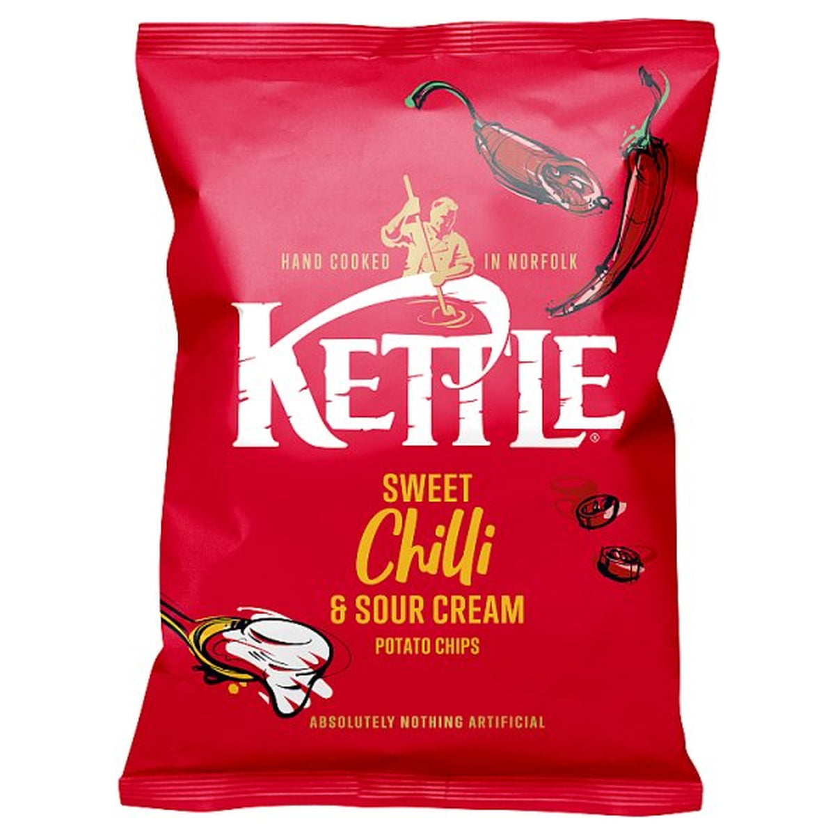 Kettle Sweet Chilli & Sour Cream Potato Chips 40g