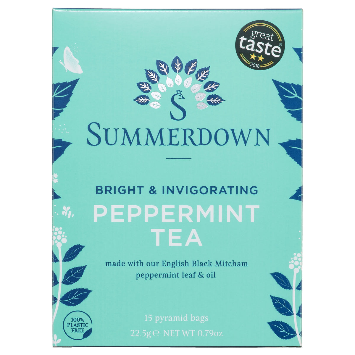 SUMMERDOWN Peppermint Tea - 15 Pyramid Bags 22.5g