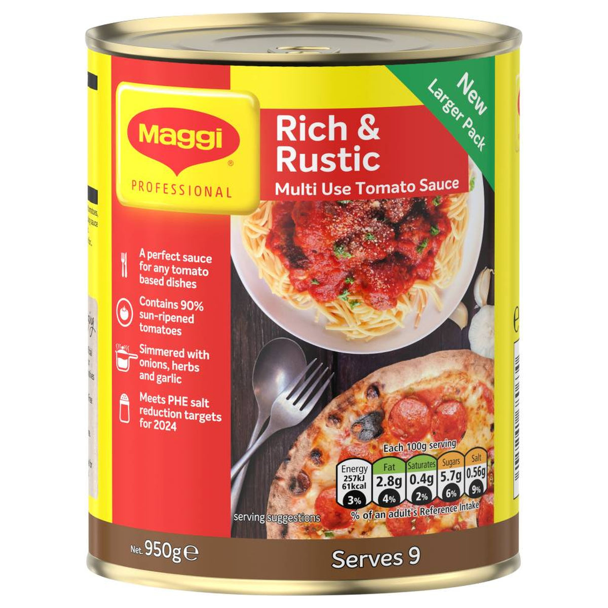 Maggi Rich & Rustic Multi Use Tomato Sauce 950g