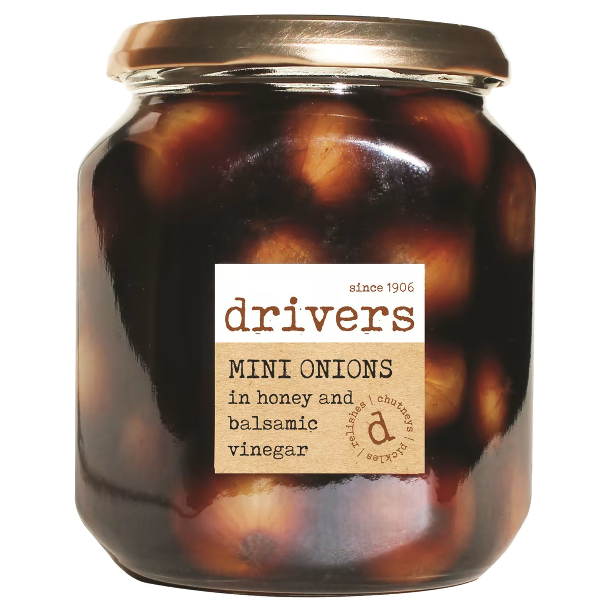 DRIVERS Mini Onions in Honey & Balsamic Vinegar 550g