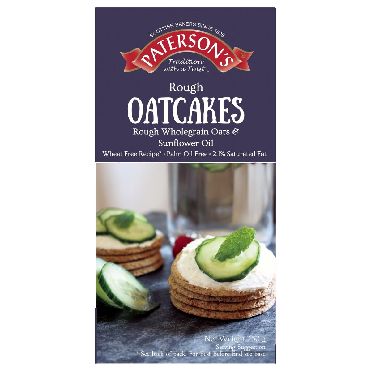 PATERSON'S Rough Oatcakes 250g