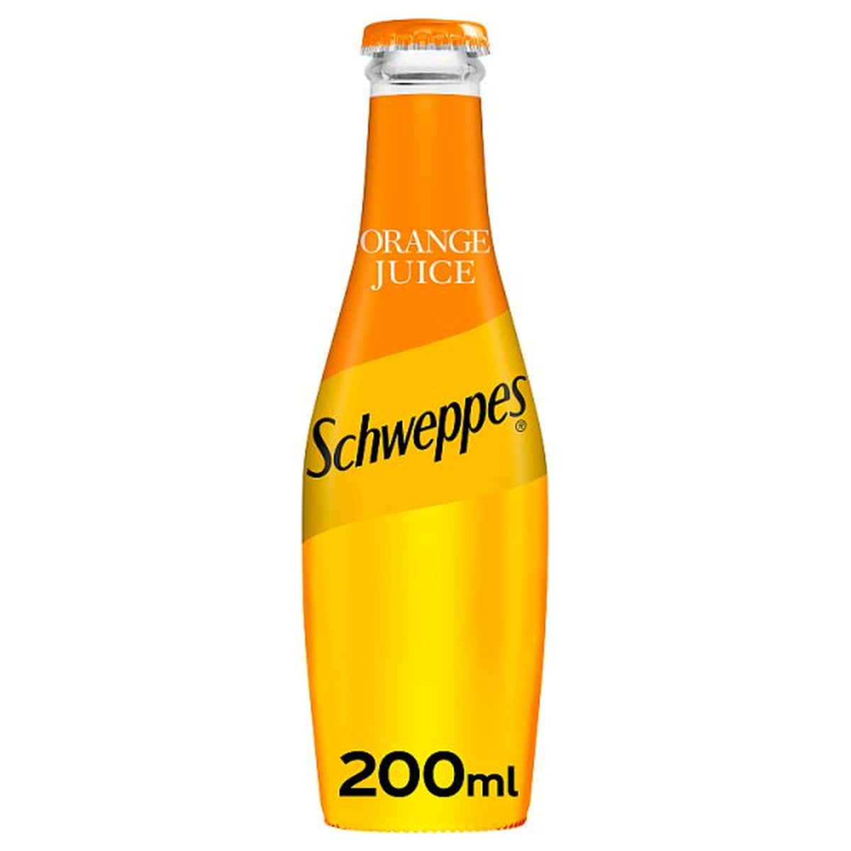 Schweppes Orange Juice 200ml Glass Bottle