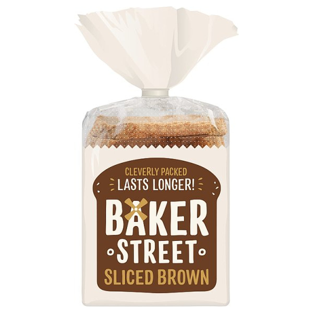 Baker Street Sliced Brown Bread 600g