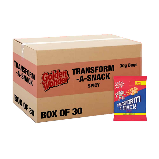 Golden Wonder Transform a Snack - Spicy Flavour Pack of 30