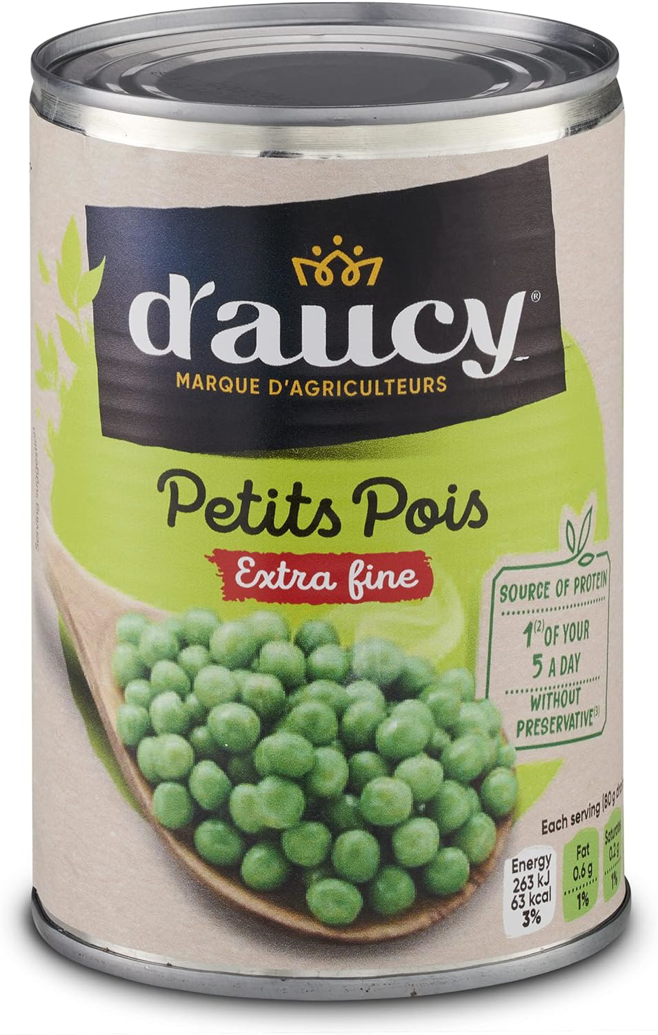 D'aucy Very Fine Peas 400 g