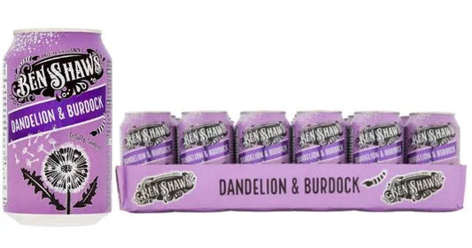 Ben Shaws Dandelion and Burdock Cans 330ml (24 pack)