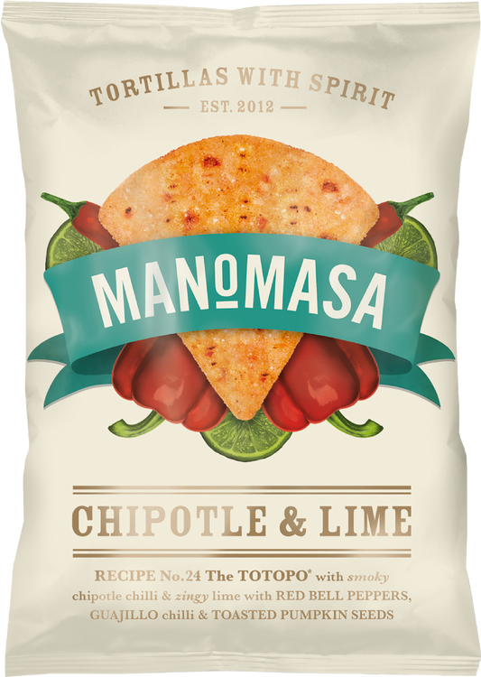 Manomasa Tortillas GF - Chipotle & Lime 140g