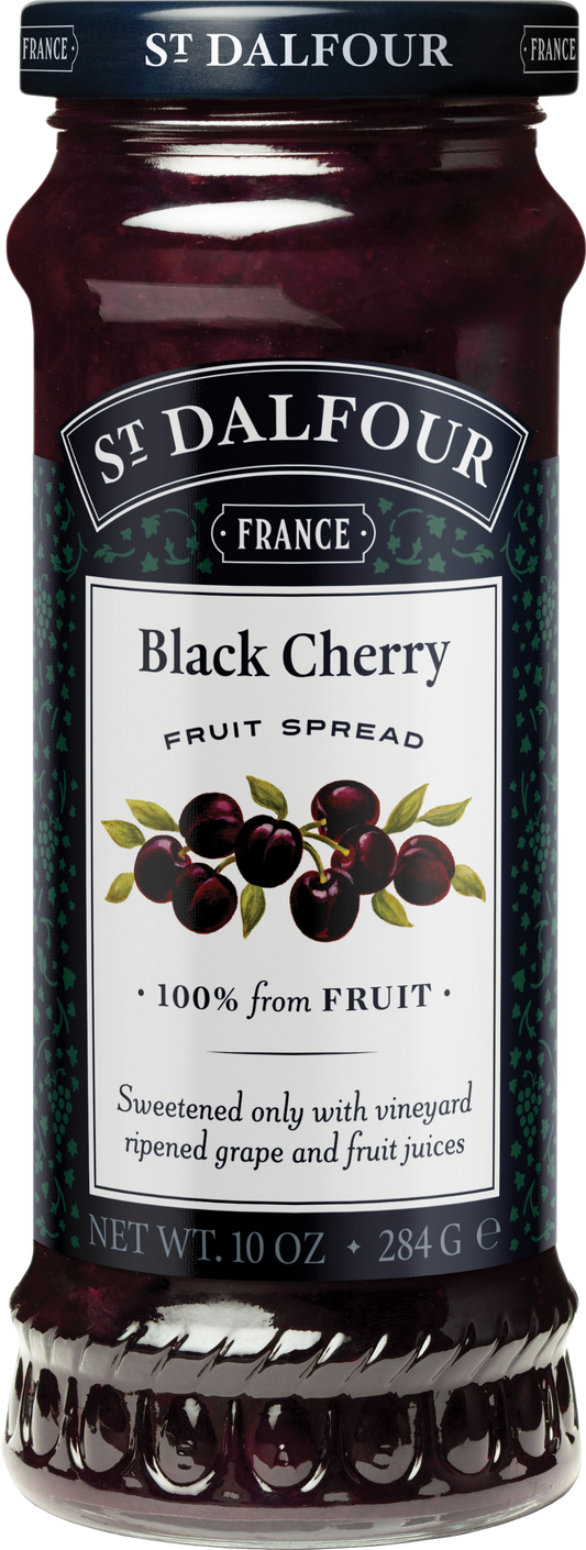 St Dalfour Black Cherry Fruit Spread 284 g