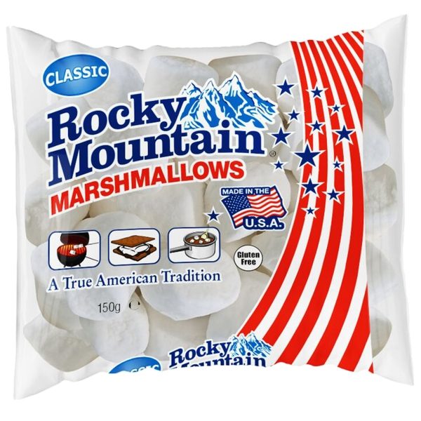 Rocky Mountain GF - 'CLASSIC' White Marshmallows 150g