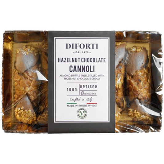 DIFORTI - Gluten Free Cannoli Hazelnut Chocolate 200g