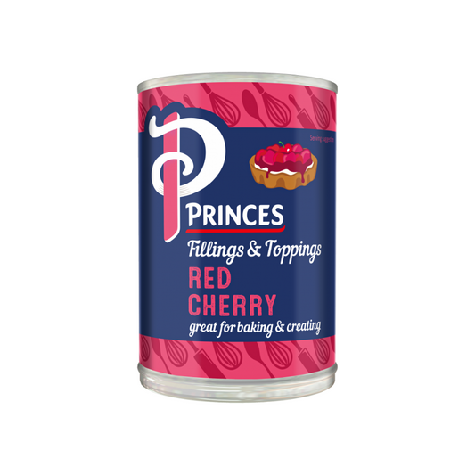 Princes Red Cherry Fruit Fillings & Toppings 410g