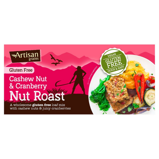 Artisan Grains Cashew Nut & Cranberry Nut Roast 200g
