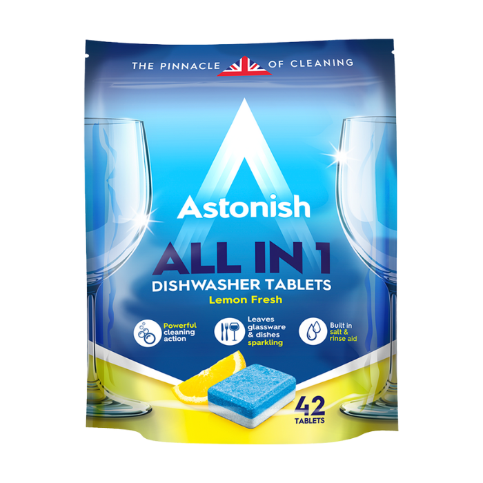 Astonish All in 1 Dishwasher Tablets Lemon Fresh 42 x 20g