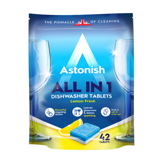 Astonish All in 1 Dishwasher Tablets Lemon Fresh 42 x 20g