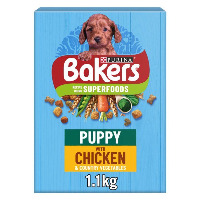 Bakers Puppy Chicken with Vegetables Dry Dog Food 1.1kg