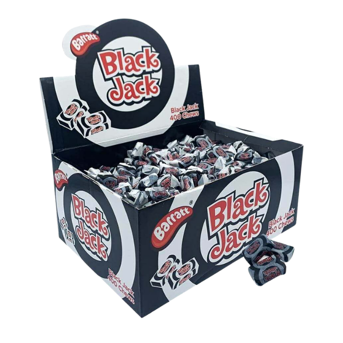 Barratt Black Jack Chews Box – 400 Chews