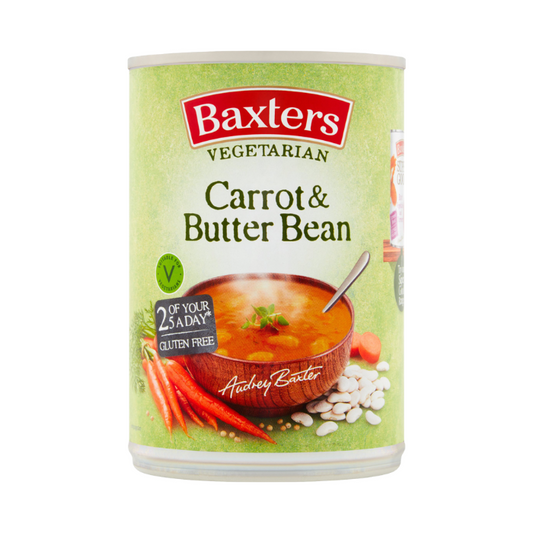 Baxters Vegetarian Carrot & Butter Bean Soup 400g