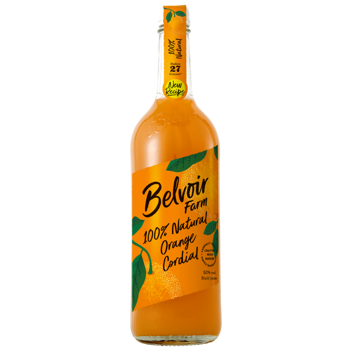 Belvoir Farm 100% Natural Orange Cordial 750ml